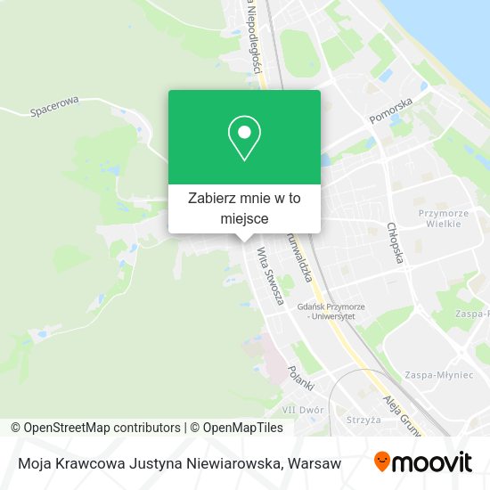 Mapa Moja Krawcowa Justyna Niewiarowska