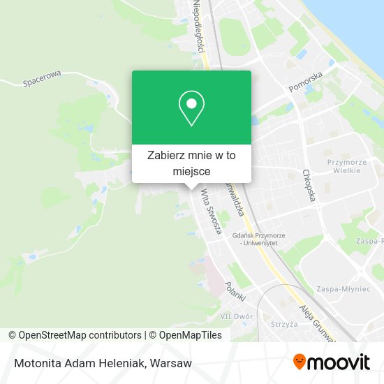 Mapa Motonita Adam Heleniak