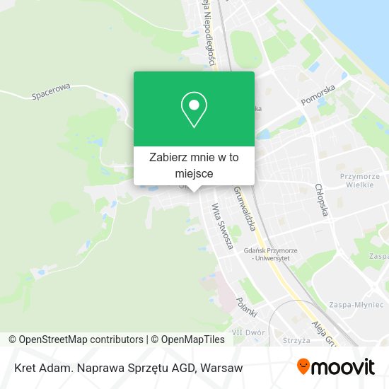 Mapa Kret Adam. Naprawa Sprzętu AGD