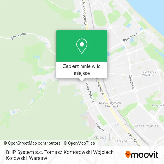 Mapa BHP System s.c. Tomasz Komorowski Wojciech Kotowski