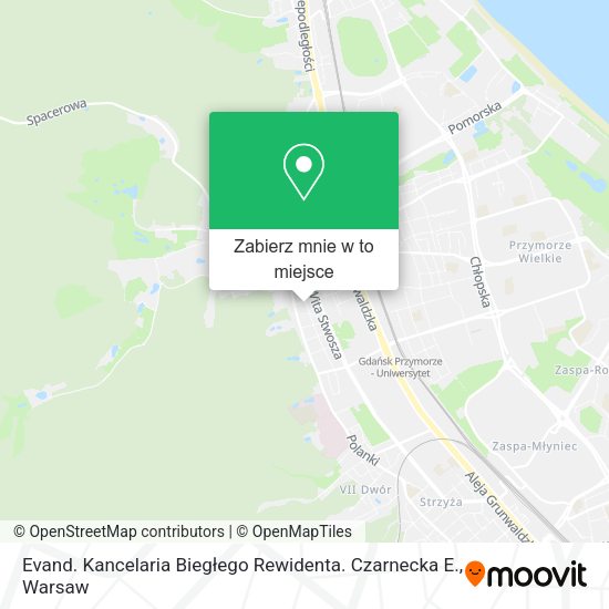 Mapa Evand. Kancelaria Biegłego Rewidenta. Czarnecka E.