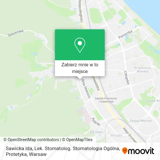 Mapa Sawicka Ida, Lek. Stomatolog. Stomatologia Ogólna, Protetyka