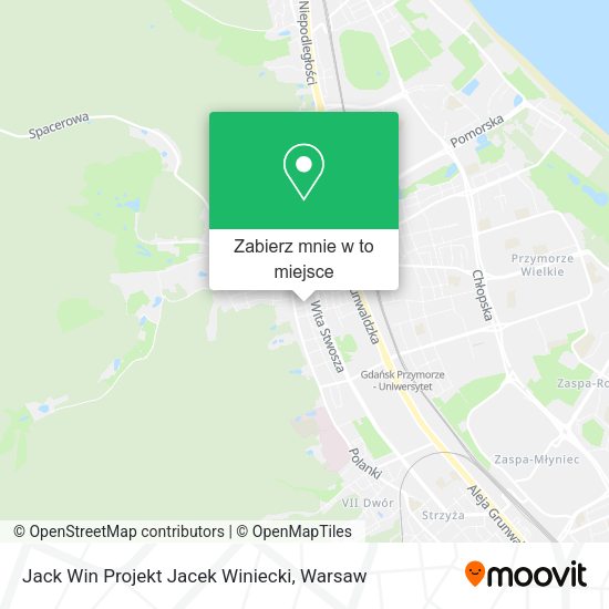 Mapa Jack Win Projekt Jacek Winiecki