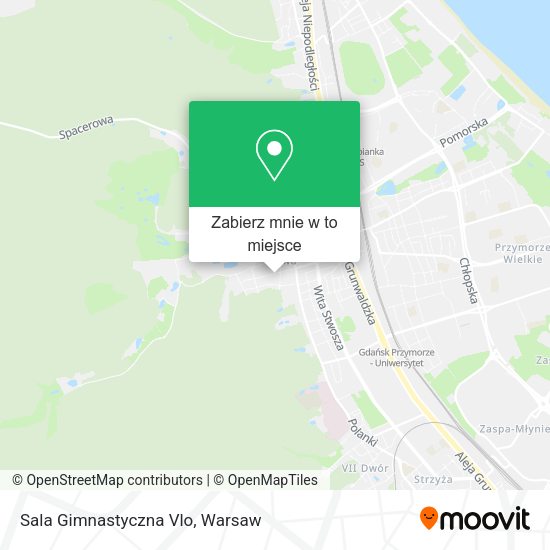 Mapa Sala Gimnastyczna Vlo