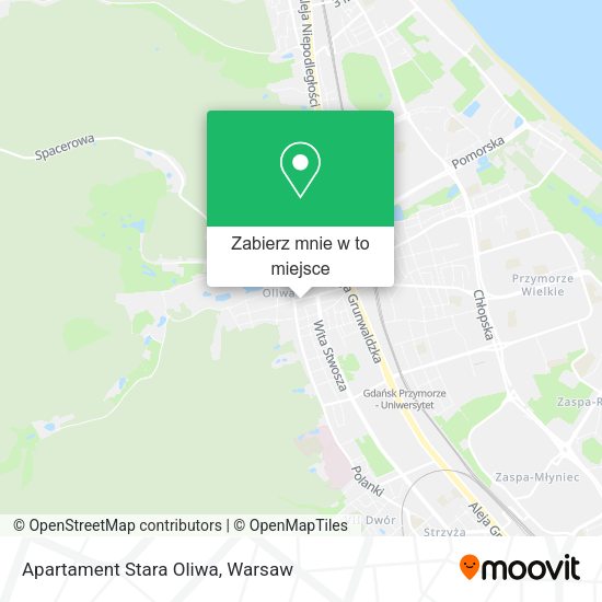 Mapa Apartament Stara Oliwa