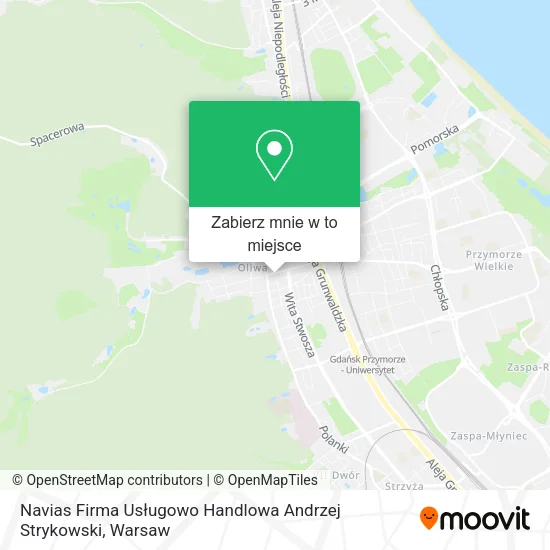Mapa Navias Firma Usługowo Handlowa Andrzej Strykowski