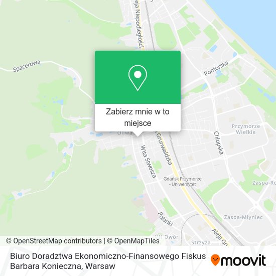 Mapa Biuro Doradztwa Ekonomiczno-Finansowego Fiskus Barbara Konieczna