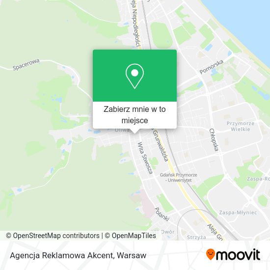 Mapa Agencja Reklamowa Akcent