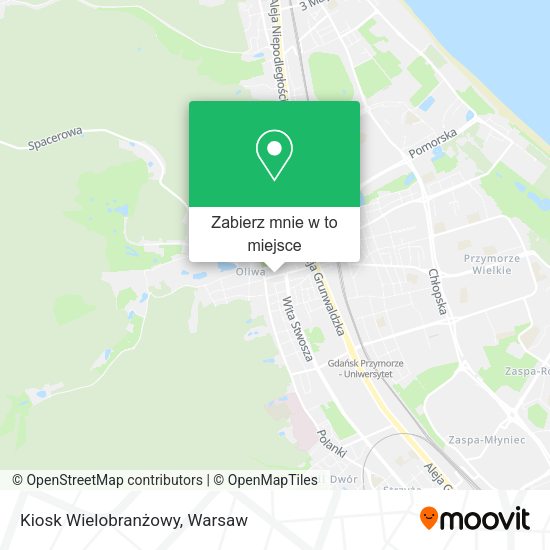 Mapa Kiosk Wielobranżowy