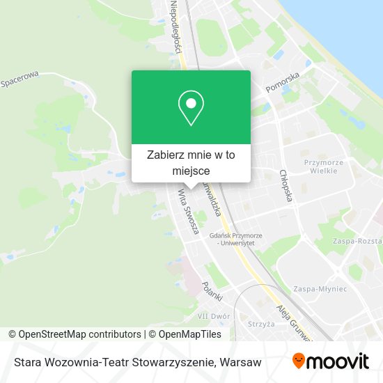 Mapa Stara Wozownia-Teatr Stowarzyszenie