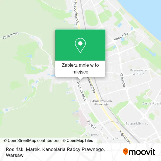 Mapa Rosiński Marek. Kancelaria Radcy Prawnego