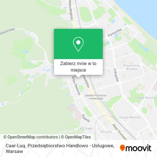 Mapa Caar-Luq. Przedsiębiorstwo Handlowo - Usługowe