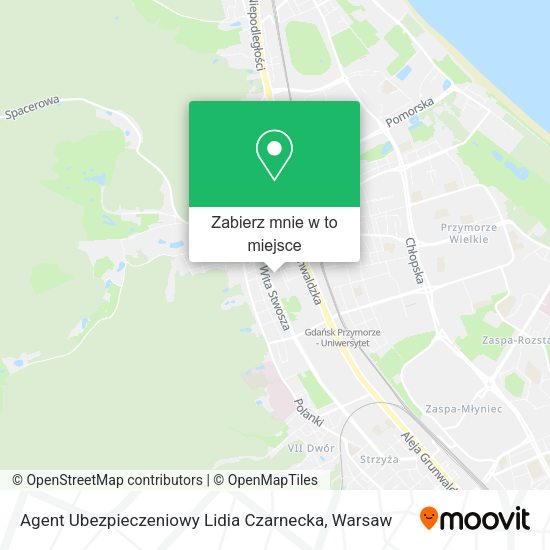 Mapa Agent Ubezpieczeniowy Lidia Czarnecka