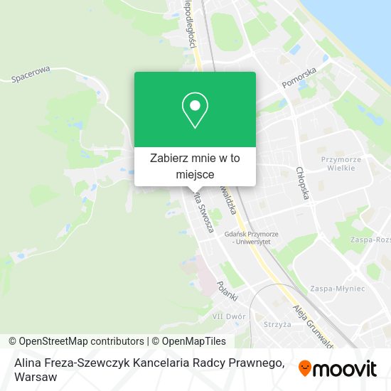 Mapa Alina Freza-Szewczyk Kancelaria Radcy Prawnego