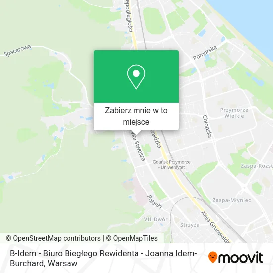 Mapa B-Idem - Biuro Biegłego Rewidenta - Joanna Idem-Burchard
