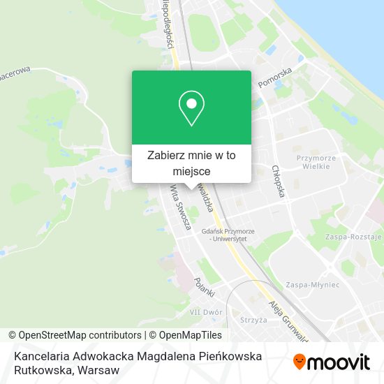 Mapa Kancelaria Adwokacka Magdalena Pieńkowska Rutkowska