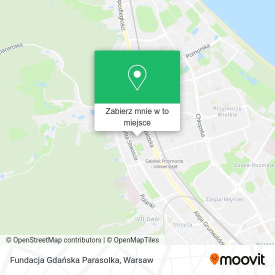 Mapa Fundacja Gdańska Parasolka