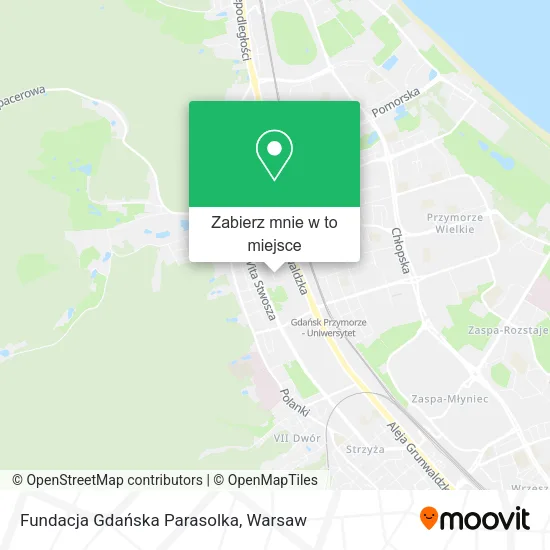 Mapa Fundacja Gdańska Parasolka