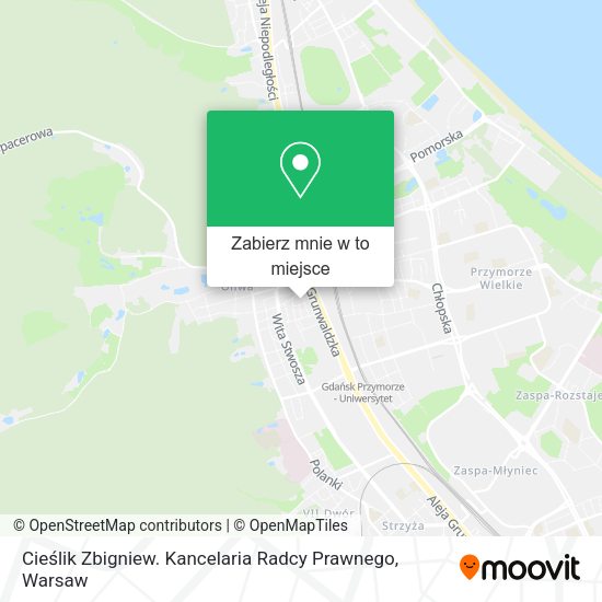 Mapa Cieślik Zbigniew. Kancelaria Radcy Prawnego