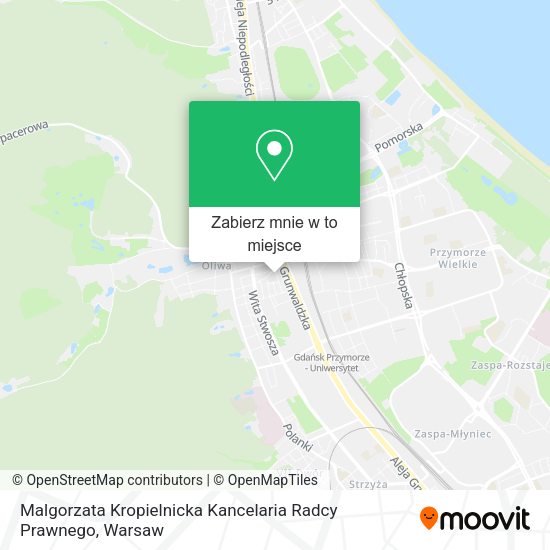 Mapa Malgorzata Kropielnicka Kancelaria Radcy Prawnego