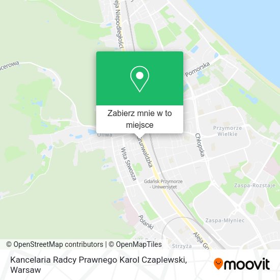 Mapa Kancelaria Radcy Prawnego Karol Czaplewski