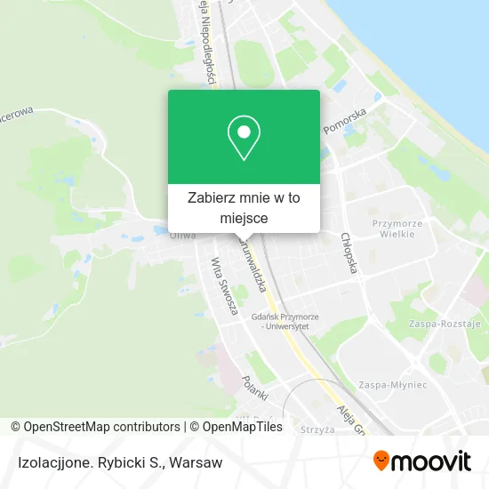 Mapa Izolacjjone. Rybicki S.