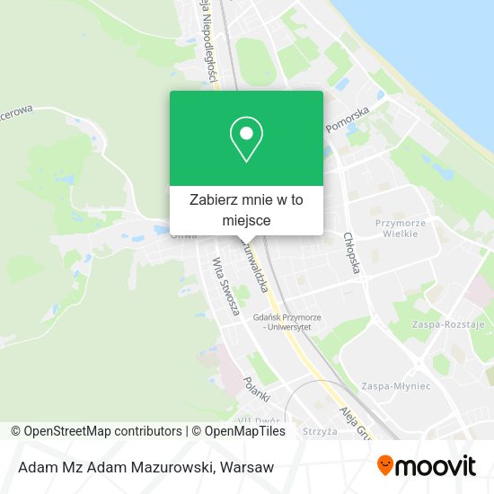 Mapa Adam Mz Adam Mazurowski