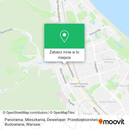 Mapa Panorama. Mieszkania, Deweloper. Przedsiębiorstwo Budowlane