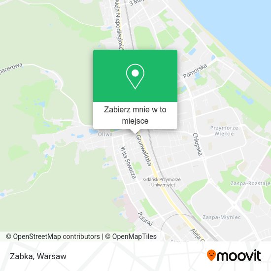 Mapa Zabka