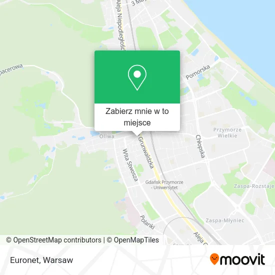 Mapa Euronet