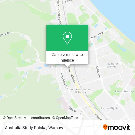 Mapa Australia Study Polska