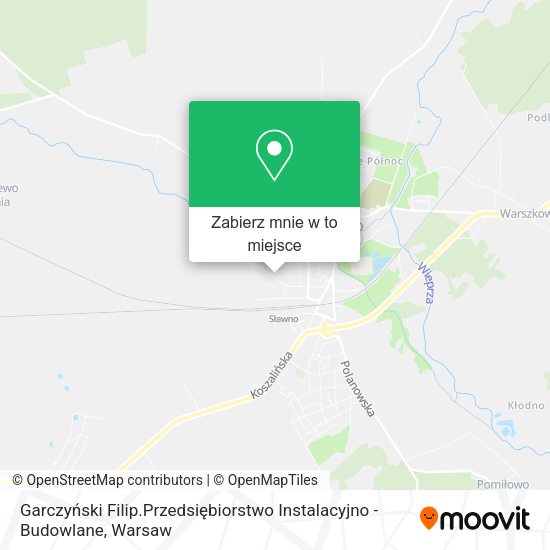 Mapa Garczyński Filip.Przedsiębiorstwo Instalacyjno - Budowlane