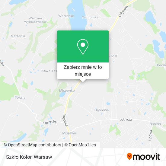 Mapa Szkło Kolor