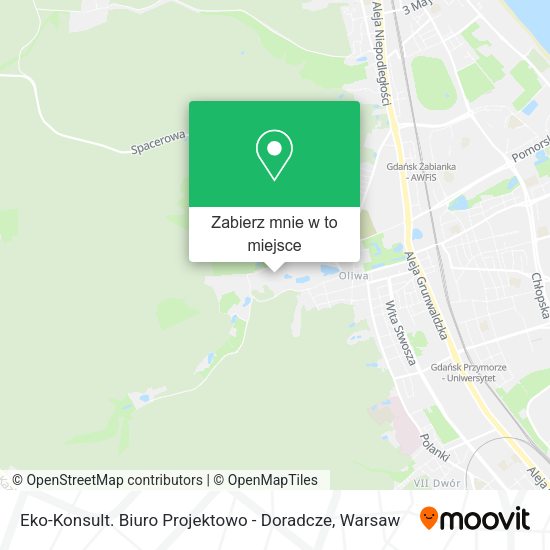 Mapa Eko-Konsult. Biuro Projektowo - Doradcze