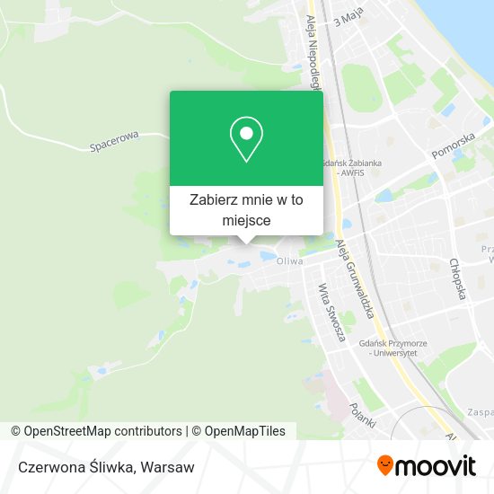 Mapa Czerwona Śliwka