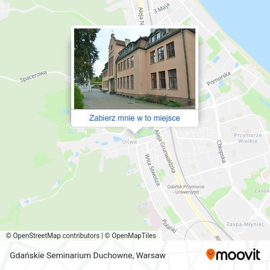 Mapa Gdańskie Seminarium Duchowne