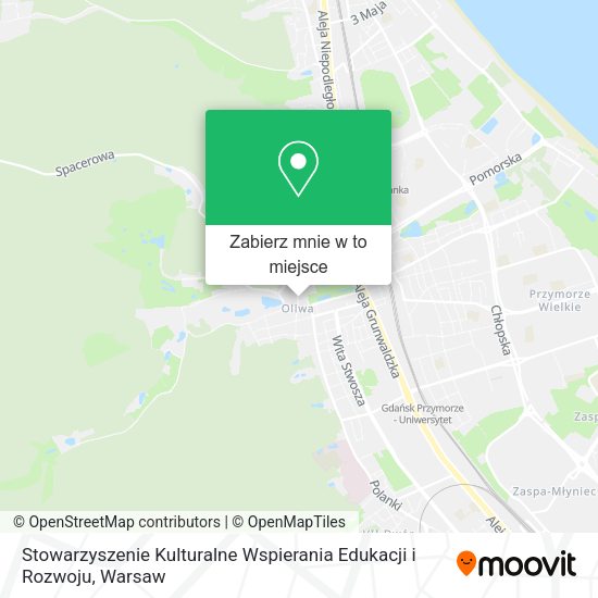 Mapa Stowarzyszenie Kulturalne Wspierania Edukacji i Rozwoju