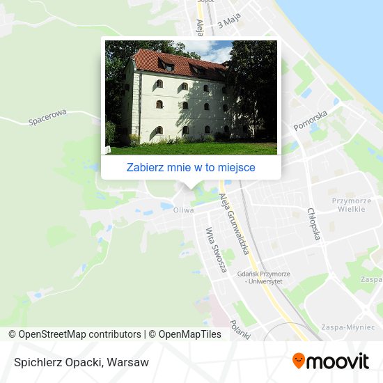 Mapa Spichlerz Opacki