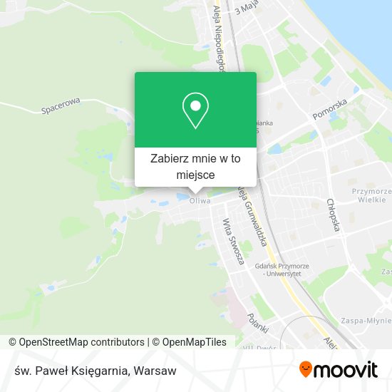 Mapa św. Paweł Księgarnia