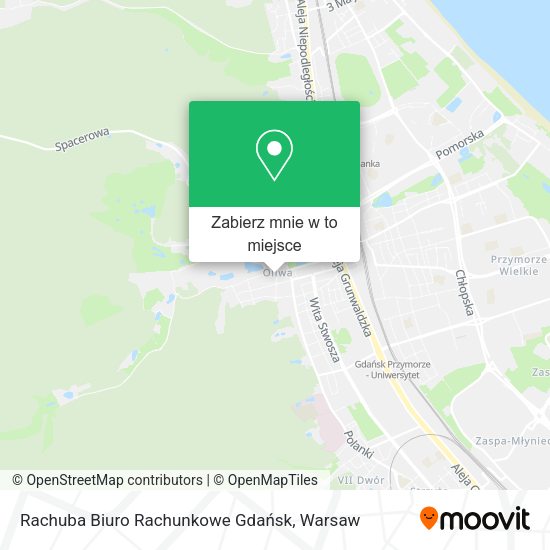 Mapa Rachuba Biuro Rachunkowe Gdańsk