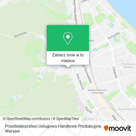 Mapa Przedsiebiorstwo Uslugowo Handlowe Produkcyjne