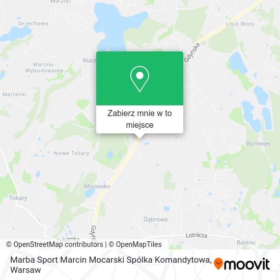 Mapa Marba Sport Marcin Mocarski Spólka Komandytowa