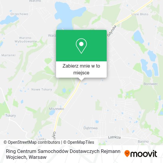 Mapa Ring Centrum Samochodów Dostawczych Rejmann Wojciech