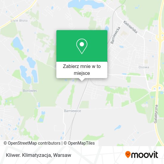 Mapa Kliwer. Klimatyzacja