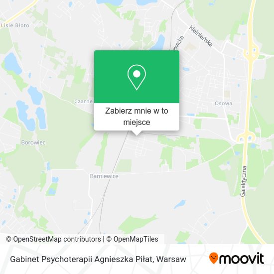 Mapa Gabinet Psychoterapii Agnieszka Piłat