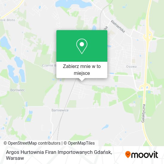 Mapa Argos Hurtownia Firan Importowanych Gdańsk