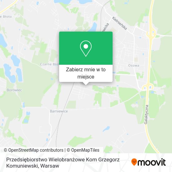 Mapa Przedsiębiorstwo Wielobranżowe Kom Grzegorz Komuniewski