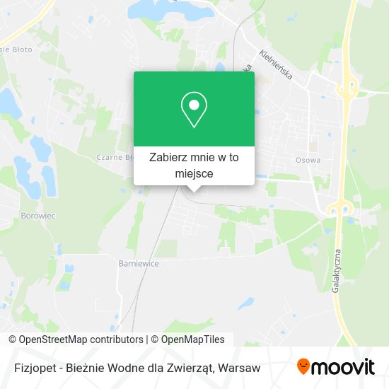 Mapa Fizjopet - Bieżnie Wodne dla Zwierząt