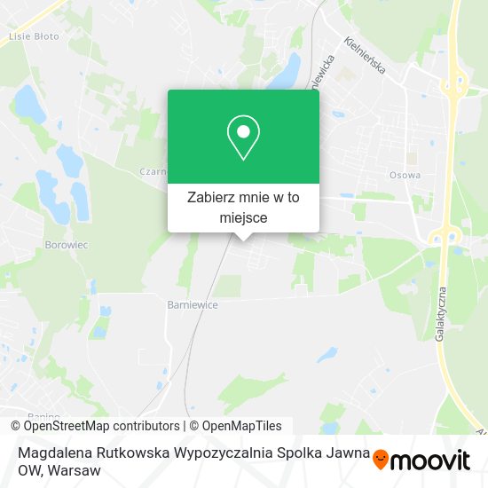 Mapa Magdalena Rutkowska Wypozyczalnia Spolka Jawna OW