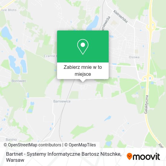 Mapa Bartnet - Systemy Informatyczne Bartosz Nitschke